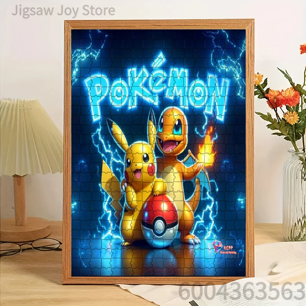 Paper Jigsaw Puzzle Pikachu Charmander Neon Lightning Style Artwork Brain Teaser
Paper Jigsaw Puzzle Pikachu Charmander Neon Lightning Style Artwork Brain Teaser