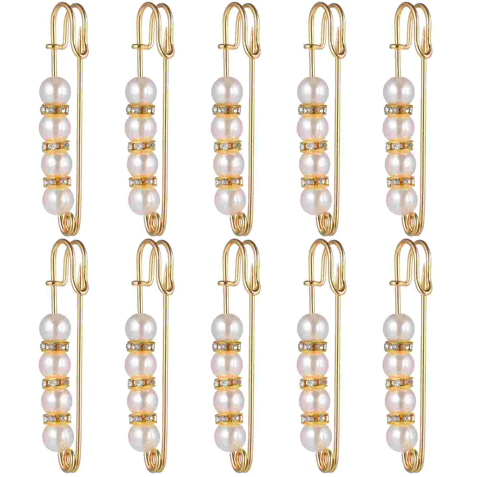 10 Pcs Waist Pin Fashion Brooches Delicate Breastpins Clothing Jewelry Safety Clip Alloy Accessories Stylish Daily Wear
10 Pcs Waist Pin Fashion Brooches Delicate Breastpins Clothing Jewelry Safety Clip Alloy Accessories Stylish Daily Wear