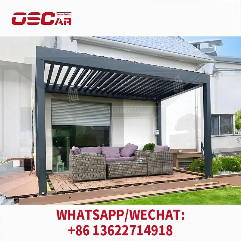 Motorized Foldable Aluminum Alloy Full Cassette Retractable Awning for Balcony Roof in Outdoor Courtyard Garden pergola
Motorized Foldable Aluminum Alloy Full Cassette Retractable Awning for Balcony Roof in Outdoor Courtyard Garden pergola