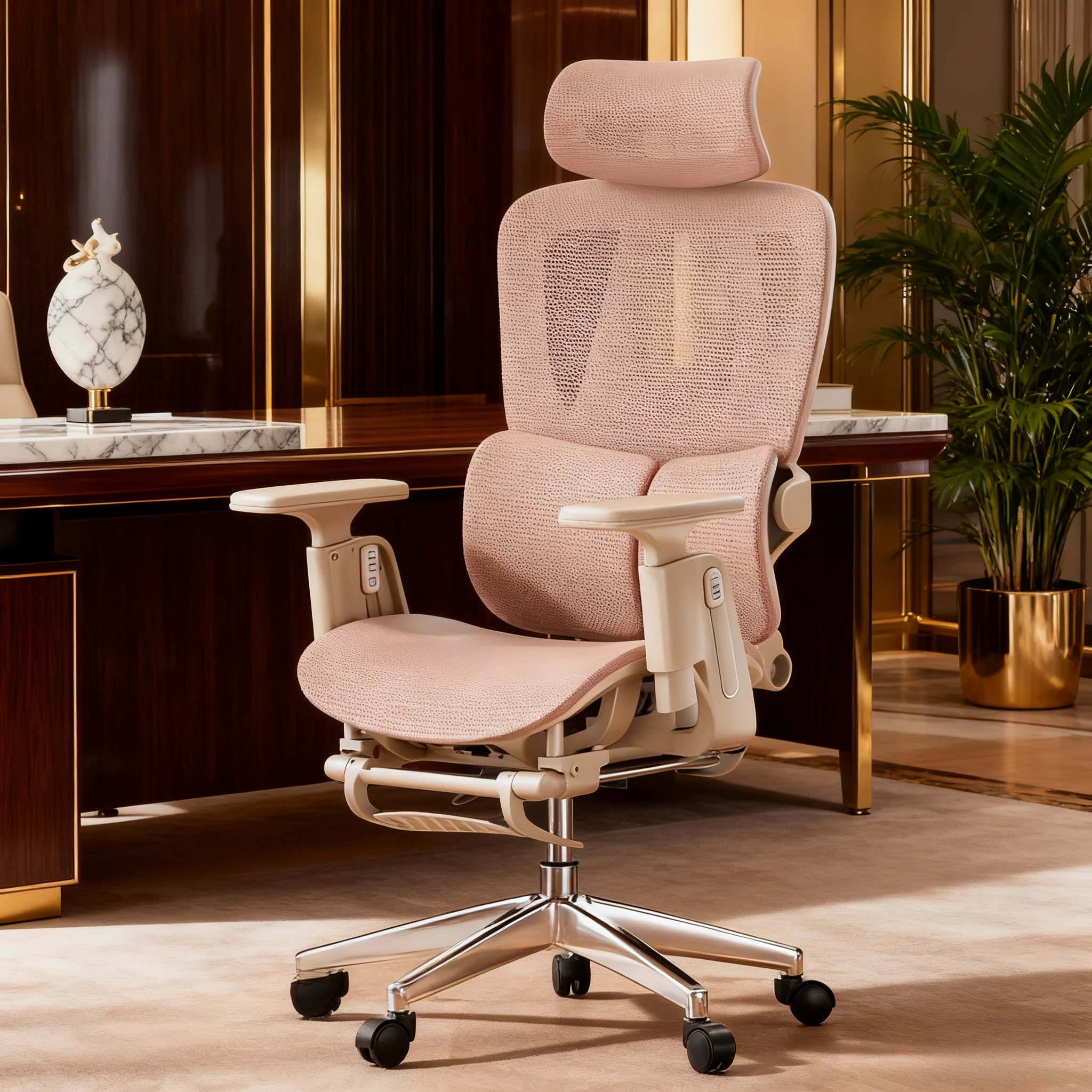 Design Office Girls Comfortable Ergonomic Aesthetics Chair Unusual Light Luxury Chair Modern Bureau Meuble Office Furniture
Design Office Girls Comfortable Ergonomic Aesthetics Chair Unusual Light Luxury Chair Modern Bureau Meuble Office Furniture