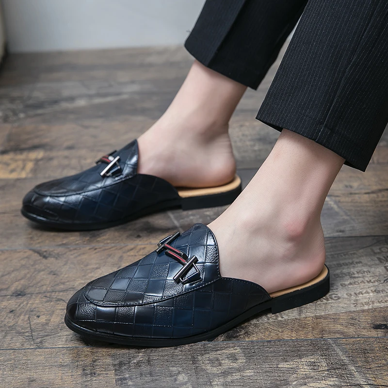 2024 Luxury New Men's Leather Casual Fashion Muller Lefu Shoes for Formal Dress, Imitation Leather Black Anti Slip One Step
2024 Luxury New Men's Leather Casual Fashion Muller Lefu Shoes for Formal Dress, Imitation Leather Black Anti Slip One Step
