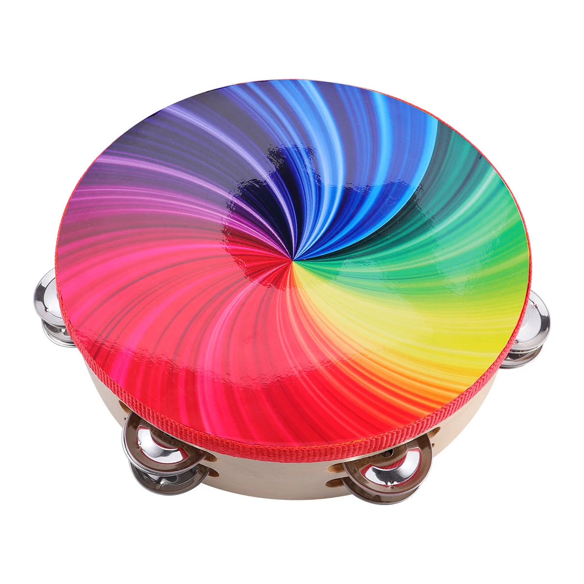 8 Inch Lightweight Portable Tambourine Drum Made of Solid Wood Pleasant Sound for Celebration Performance Hand Percussion
8 Inch Lightweight Portable Tambourine Drum Made of Solid Wood Pleasant Sound for Celebration Performance Hand Percussion