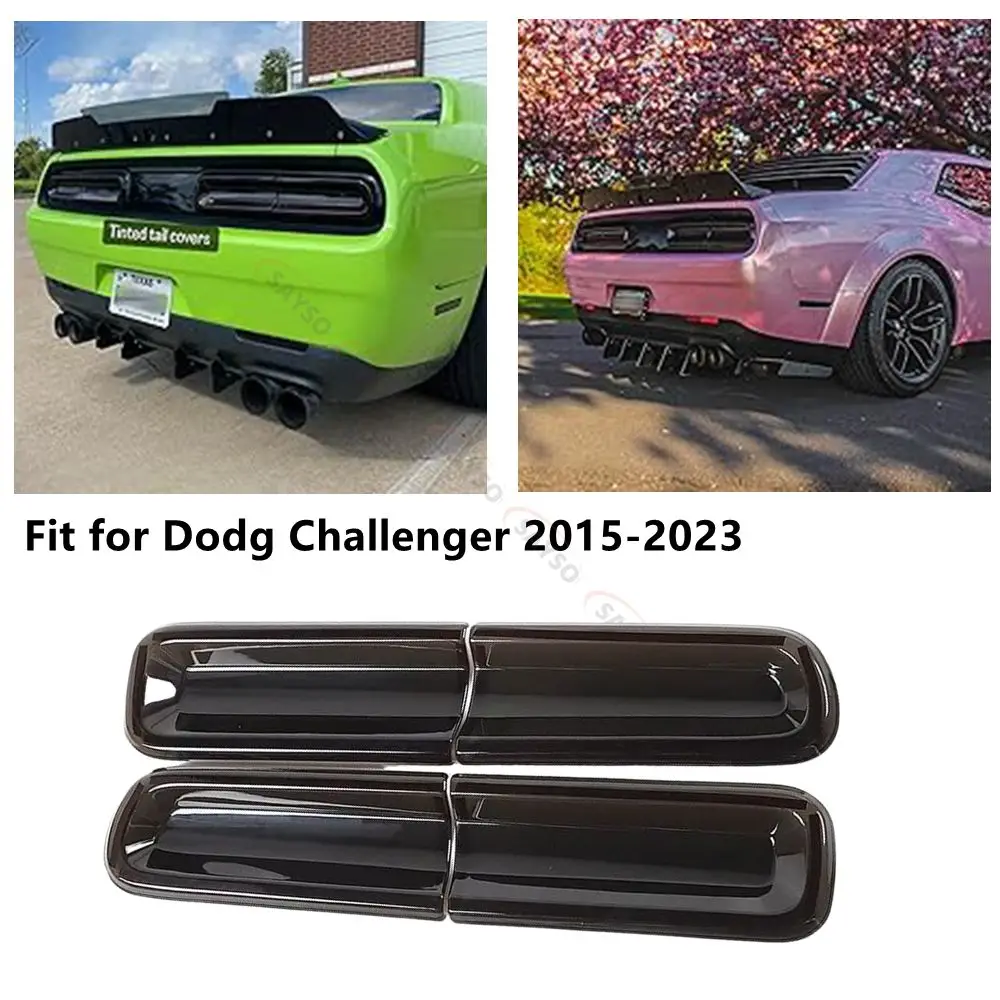 Smoked Tail Light Covers Rear Light Guards Trim Exterior Accessories for Dodge Challenger 2015-2023 (4Pcs)
Smoked Tail Light Covers Rear Light Guards Trim Exterior Accessories for Dodge Challenger 2015-2023 (4Pcs)