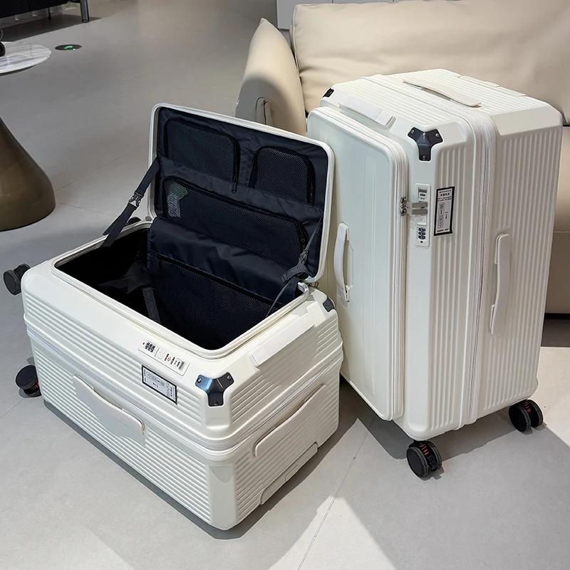 Trolley Suitcase Five Rounds Luggage Box Explosion-proof Expandable Sideswipe Large Capacity Deep-lift Suitcase Locked Password
Trolley Suitcase Five Rounds Luggage Box Explosion-proof Expandable Sideswipe Large Capacity Deep-lift Suitcase Locked Password
