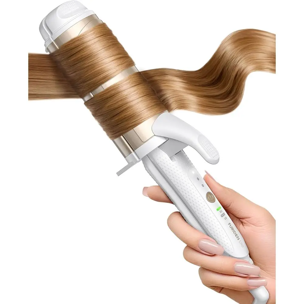 Universal Voltage 2-Inch Wide Barrel Curling Iron for All Hair Lengths - Ideal for Travel and Loose Waves
Universal Voltage 2-Inch Wide Barrel Curling Iron for All Hair Lengths - Ideal for Travel and Loose Waves