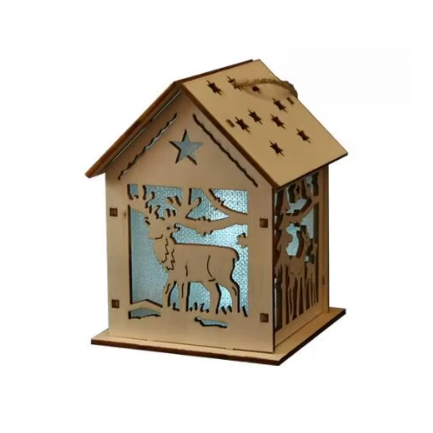 Christmas glow small wooden houses, snow houses, Christmas tree hanging decorations DIY
Christmas glow small wooden houses, snow houses, Christmas tree hanging decorations DIY