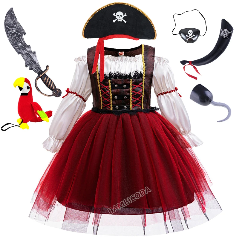 Captain Pirate Skull Costume Kids Girls Cool Hat Pants Suit Dress For Infant Toddler Children Halloween Buccaneer Cosplay Outfit
Captain Pirate Skull Costume Kids Girls Cool Hat Pants Suit Dress For Infant Toddler Children Halloween Buccaneer Cosplay Outfit