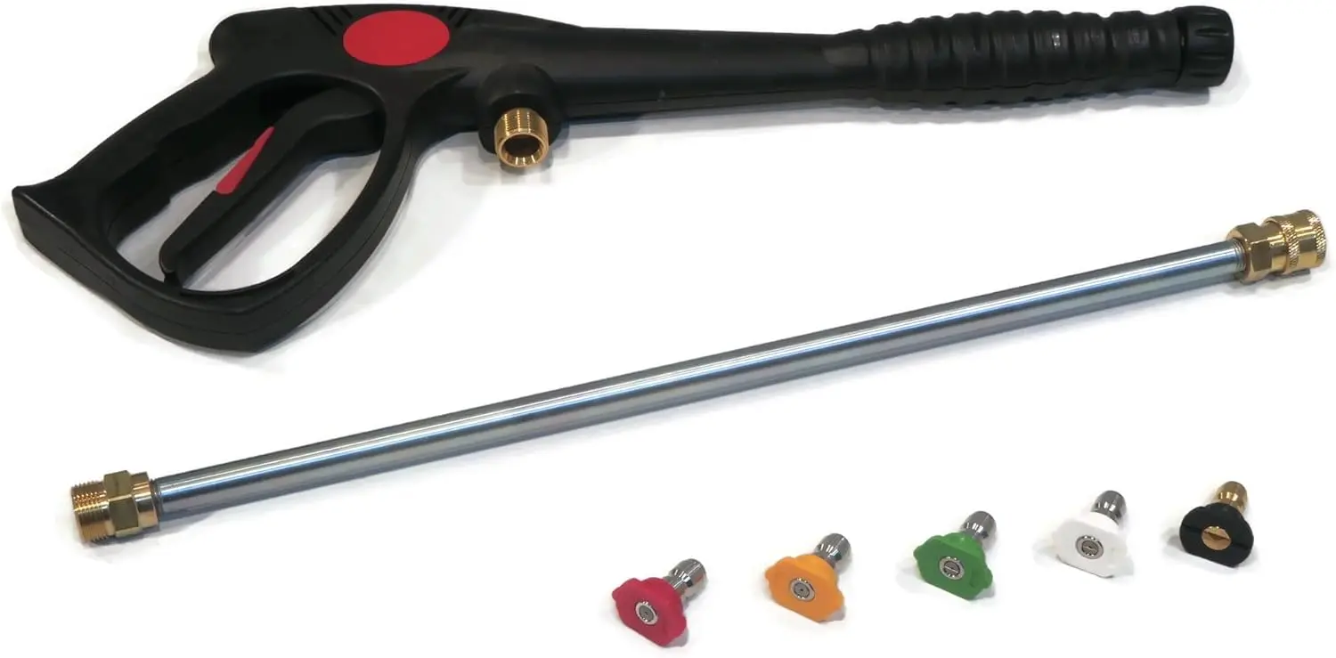 Пистолет-распылитель, палочка/наконечник и насадки для мойки высокого давления Excell Blackmax GC160
Пистолет-распылитель, палочка/наконечник и насадки для мойки высокого давления Excell Blackmax GC160