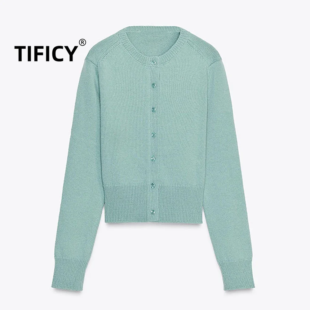 High Street вязаный кардиган, осенний новый женский универсальный облегающий вязаный жакет с круглым вырезом и длинными рукавами в рубчик
High Street вязаный кардиган, осенний новый женский универсальный облегающий вязаный жакет с круглым вырезом и длинными рукавами в рубчик