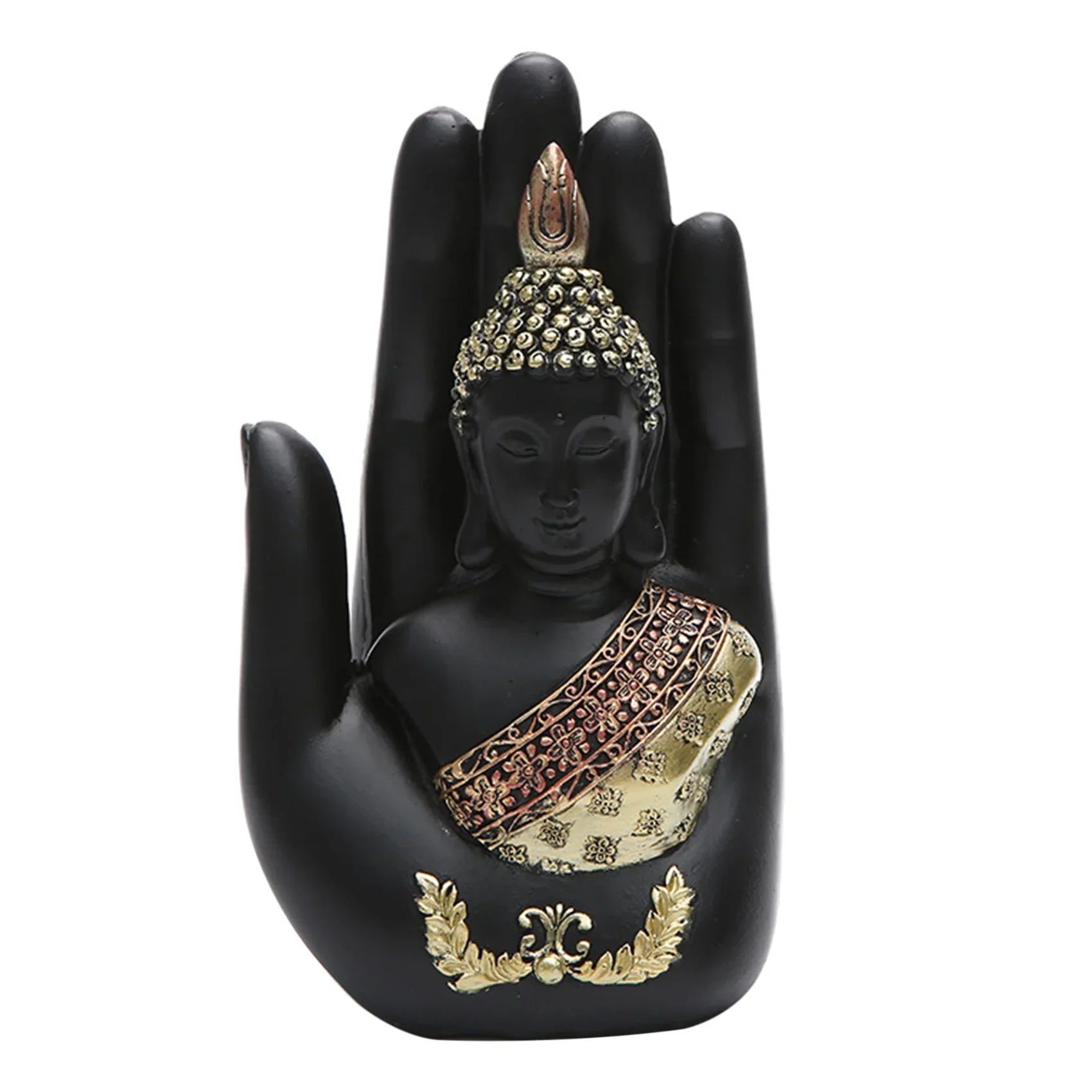 Thai Buddha in the Palm Statue Figurine Zen Buddha Sculpture-Indoor/Outdoor Decor for Garden Patio Porch Yard Art Decor
Thai Buddha in the Palm Statue Figurine Zen Buddha Sculpture-Indoor/Outdoor Decor for Garden Patio Porch Yard Art Decor