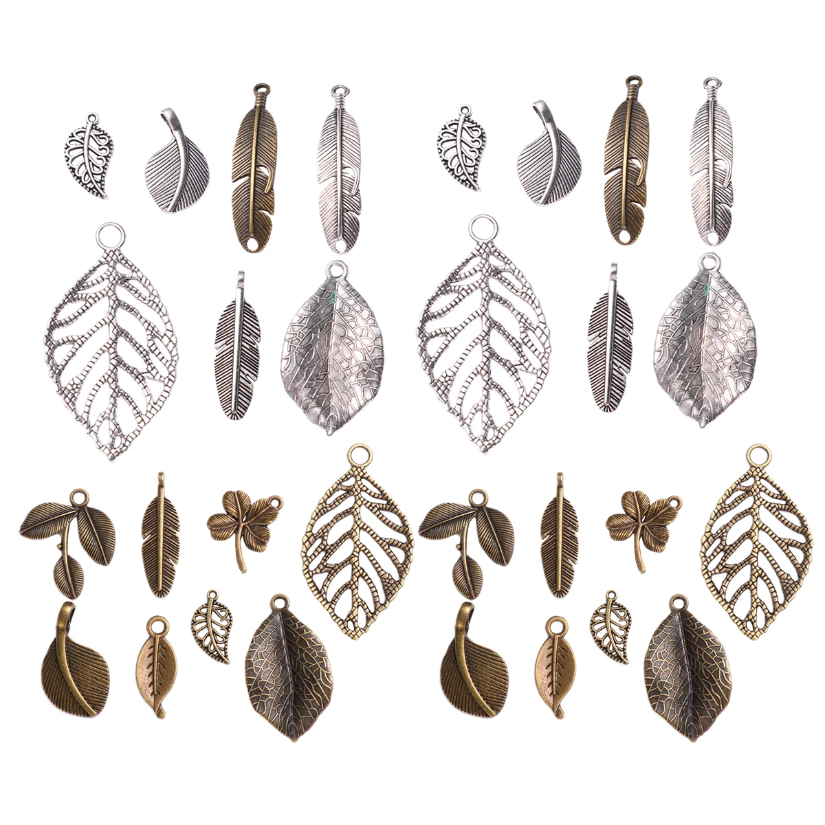 150 Pcs Leaf Shape Jewelry Accessories for DIY Necklace Bracelet Earrings Premium Material Durable Creative Gifts Women
150 Pcs Leaf Shape Jewelry Accessories for DIY Necklace Bracelet Earrings Premium Material Durable Creative Gifts Women