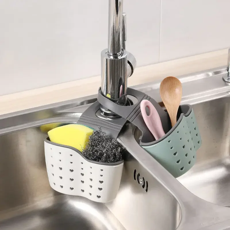 Sink Draining Hanging Basket Adjustable Kitchen Accessories Rubber Sink Bag Soap Sponge Shelf Faucet Holder for Bathroom 1PC
Sink Draining Hanging Basket Adjustable Kitchen Accessories Rubber Sink Bag Soap Sponge Shelf Faucet Holder for Bathroom 1PC