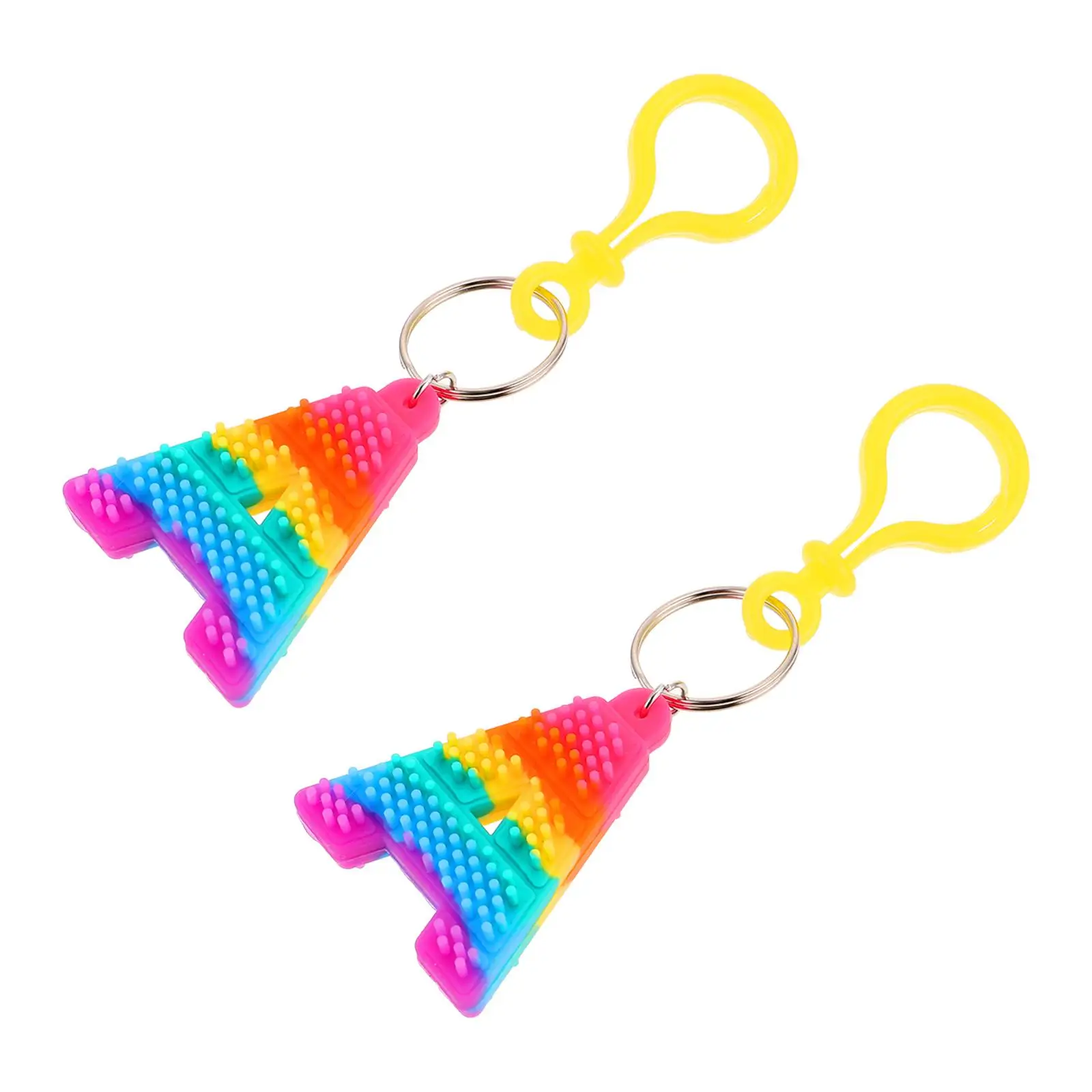 Colorful Letter Pendants 2 Pcs Mini Novelty Keychains Car Accessories Delicate Key Decorations Bag Pendants Alphabet Rings
Colorful Letter Pendants 2 Pcs Mini Novelty Keychains Car Accessories Delicate Key Decorations Bag Pendants Alphabet Rings