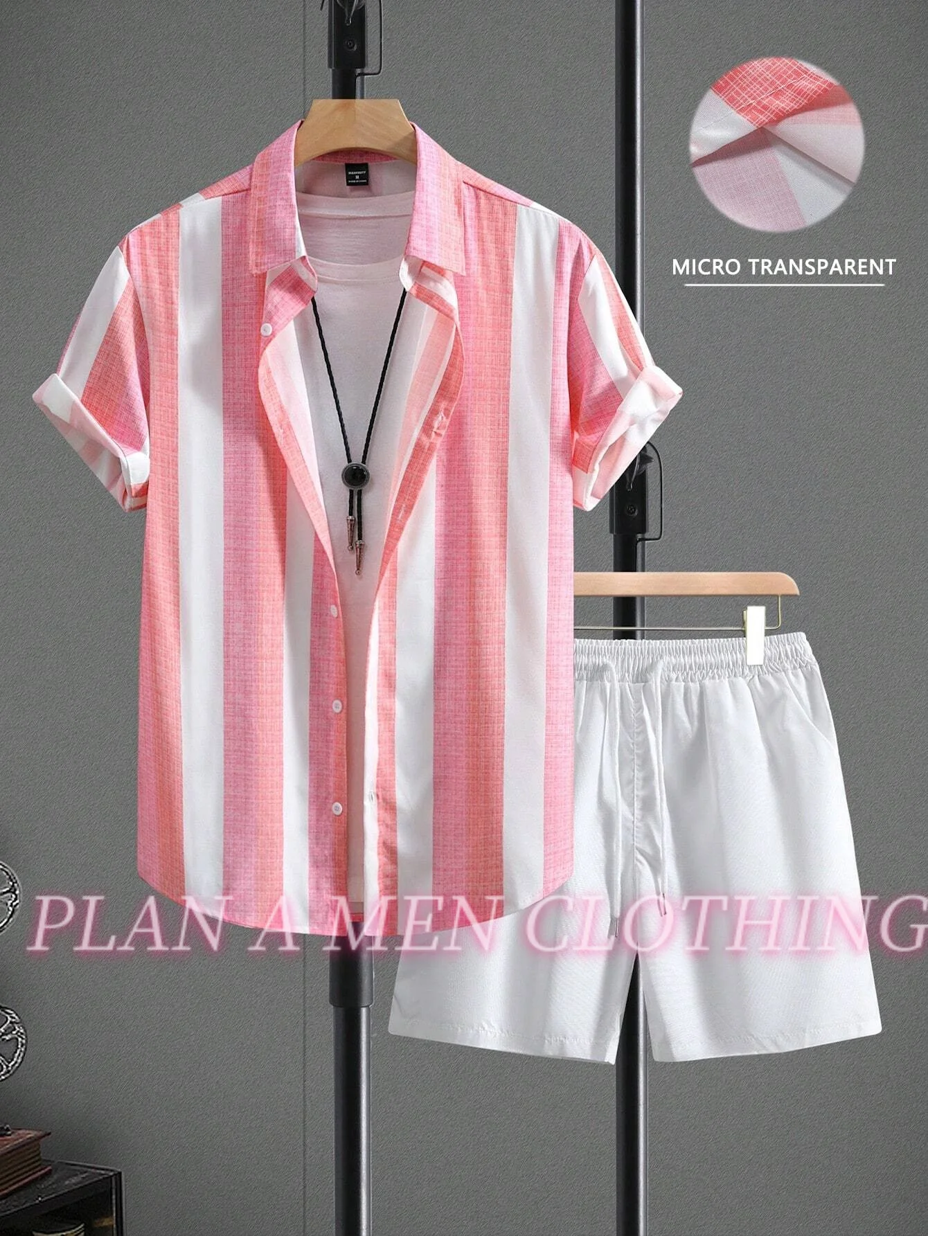 Hawaiian Shirt Set Men 3D Printed Stripe Pattern Summer Fashion Casual Luxury Daily Oversized Button-up Shirt+shorts 2 Piece Set
Hawaiian Shirt Set Men 3D Printed Stripe Pattern Summer Fashion Casual Luxury Daily Oversized Button-up Shirt+shorts 2 Piece Set