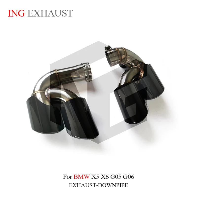 ING Exhaust System Stainless Steel Bright Surface Black tips for BMW X5 X6 G05 G06 4 out Tail Throat Auto Refitting Accessories
ING Exhaust System Stainless Steel Bright Surface Black tips for BMW X5 X6 G05 G06 4 out Tail Throat Auto Refitting Accessories