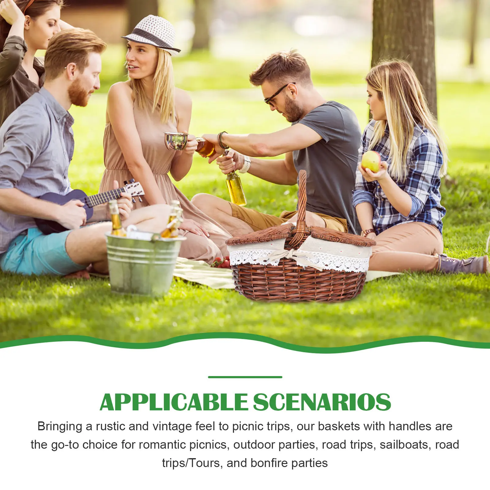 Коричневая плетеная корзина для пикника 35x25x17см, большая уличная корзина ручной работы, прочный многофункциональный переносной контейнер для хранения продуктов и фруктов
Коричневая плетеная корзина для пикника 35x25x17см, большая уличная корзина ручной работы, прочный многофункциональный переносной контейнер для хранения продуктов и фруктов