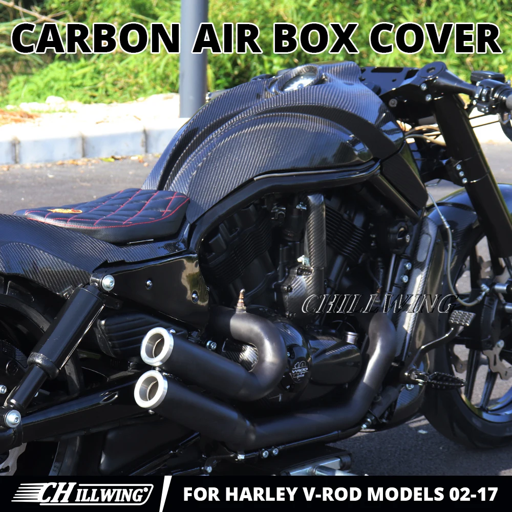Fit for Harley V-Rod VROD Night Rod VRSCDX Muscle VRSCF VRSCAW VRSCA 2002-2017 Carbon Fiber Fuel Tank Cover Airbox Covers Kit
Fit for Harley V-Rod VROD Night Rod VRSCDX Muscle VRSCF VRSCAW VRSCA 2002-2017 Carbon Fiber Fuel Tank Cover Airbox Covers Kit