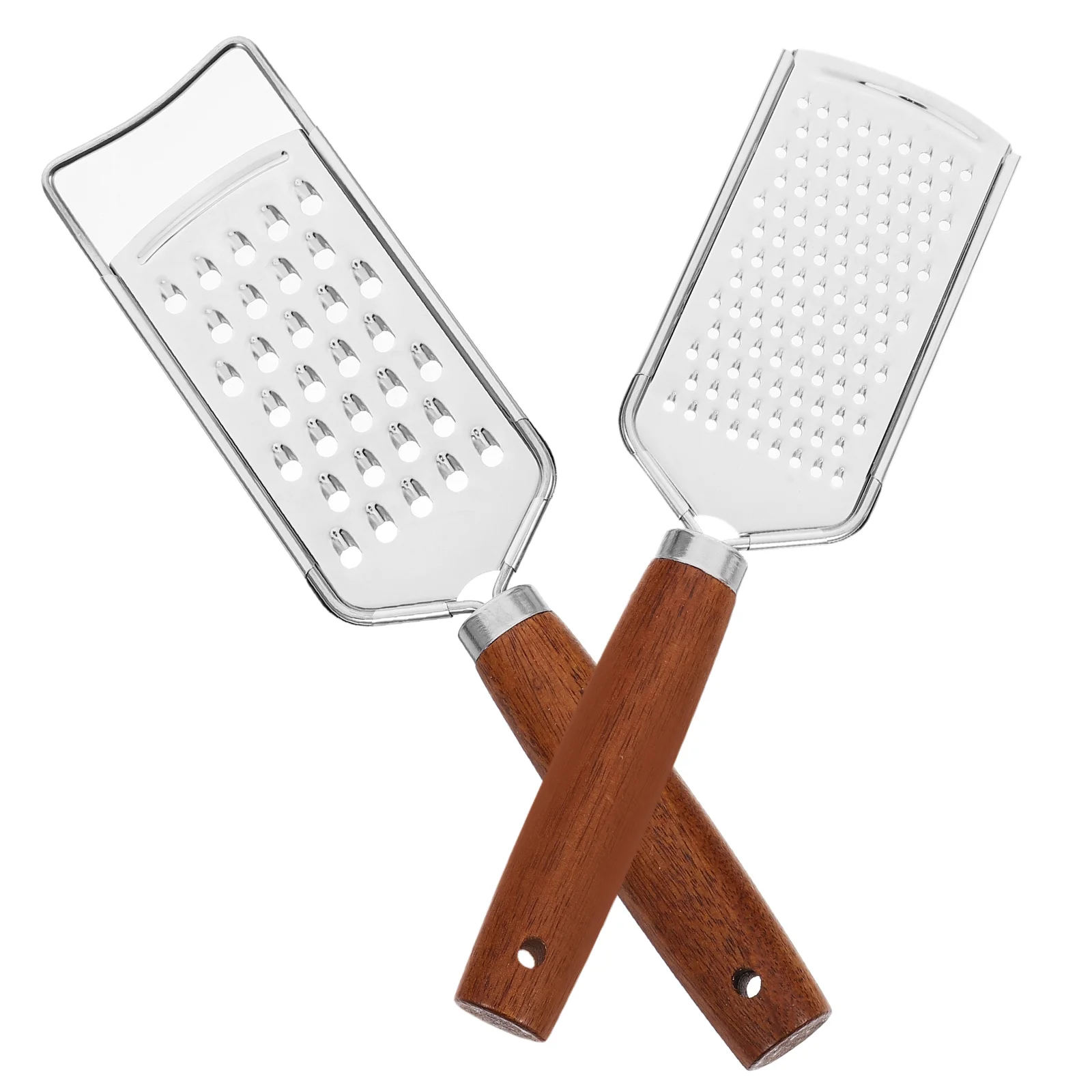 2pcs Cheese Grater Slicer Kitchen Vegetable Ergonomic Handle Shredder Wood Graters Stainless Steel Dishwasher Safe Multi
2pcs Cheese Grater Slicer Kitchen Vegetable Ergonomic Handle Shredder Wood Graters Stainless Steel Dishwasher Safe Multi