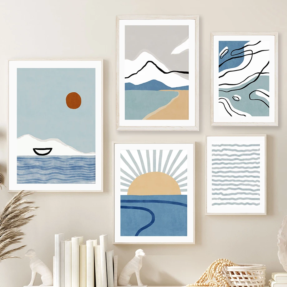 Boho Abstract Geometry Line Mountain Sea Sun Wall Art Canvas Painting Posters And Prints Pictures Living Interior Room Decor
Boho Abstract Geometry Line Mountain Sea Sun Wall Art Canvas Painting Posters And Prints Pictures Living Interior Room Decor