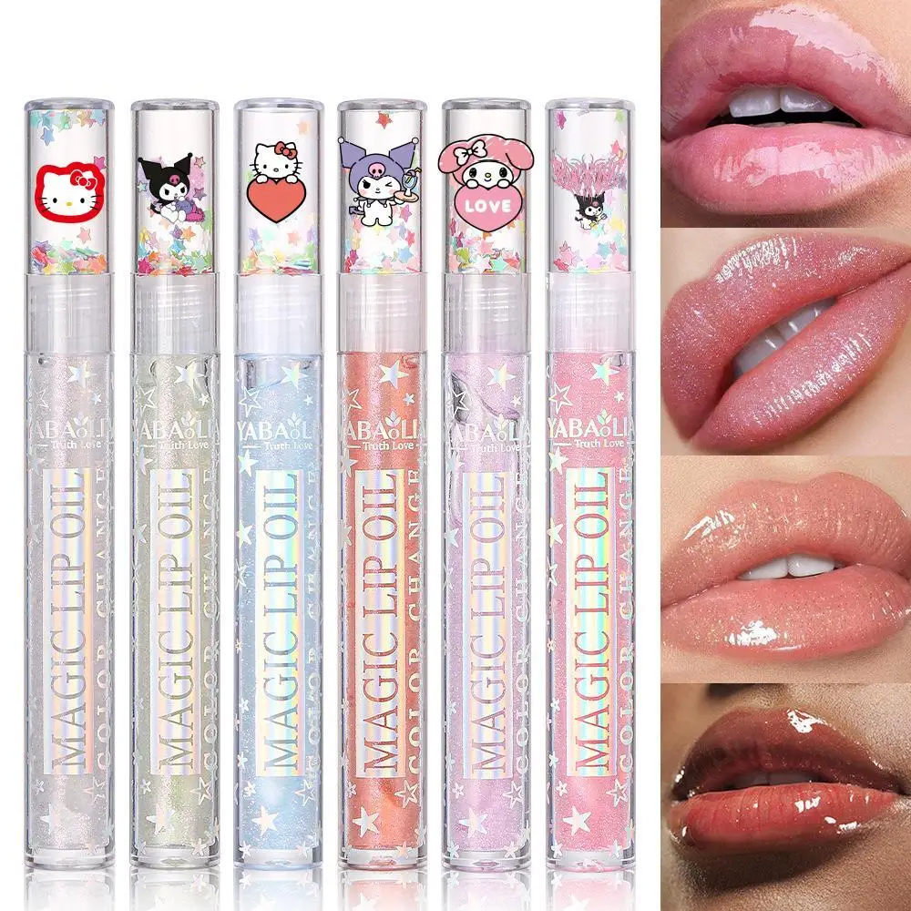 Милый блеск для губ для макияжа Hello Kitty, блеск для губ для девушек, Увлажняющий блеск для губ с мультипликационным аниме Kuromi Mymelody, косметические аксессуары
Милый блеск для губ для макияжа Hello Kitty, блеск для губ для девушек, Увлажняющий блеск для губ с мультипликационным аниме Kuromi Mymelody, косметические аксессуары