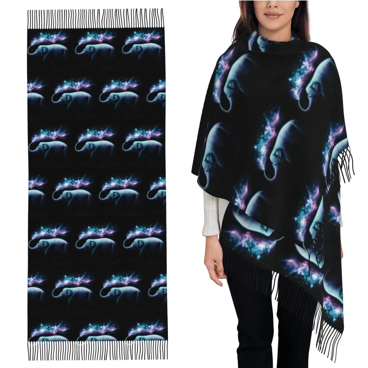 Шарф со слоном, шарфы с кисточками, женские мягкие теплые шали и накидки, большая осенне-зимняя шаль
Шарф со слоном, шарфы с кисточками, женские мягкие теплые шали и накидки, большая осенне-зимняя шаль