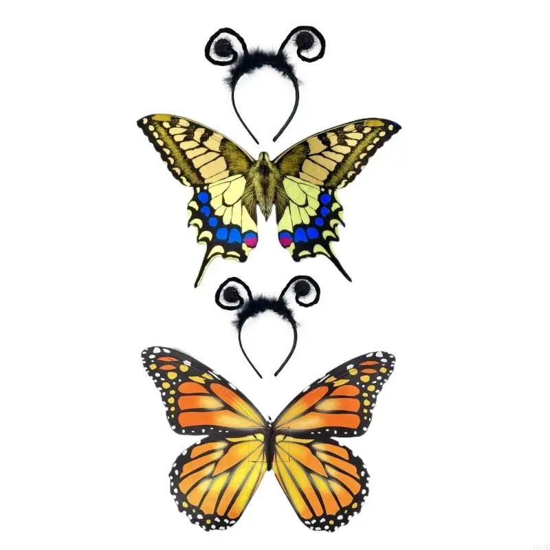 H58E Butterfly Wing and Headband Set for Girl Halloween, Christmas, Birthday, Cosplay
H58E Butterfly Wing and Headband Set for Girl Halloween, Christmas, Birthday, Cosplay