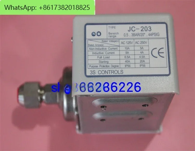 JC-203 316 material stainless steel pressure switch, stainless steel pressure controller
JC-203 316 material stainless steel pressure switch, stainless steel pressure controller