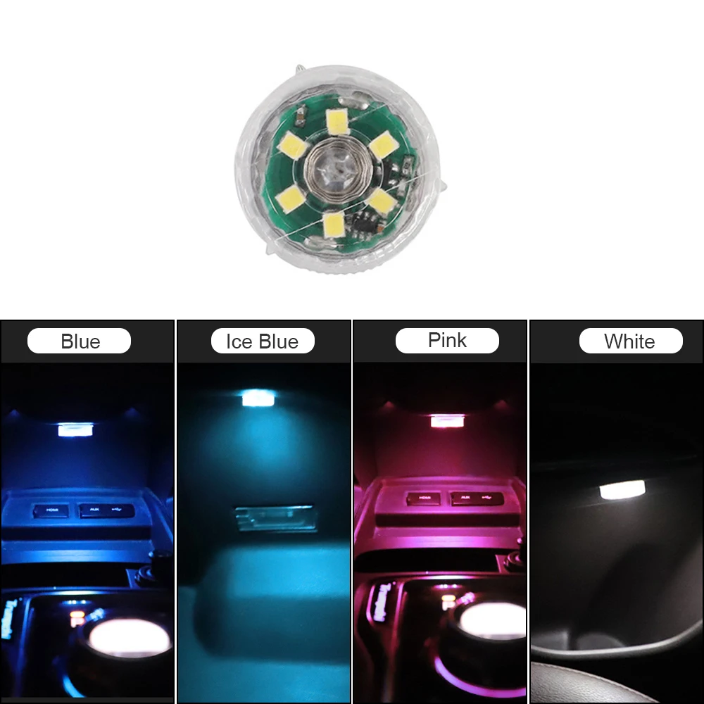1pc 6 LED Ambient Light/ Car Touch Light Signal Light Automotive Interior Reading Lights ABS + LED Blue/Ice Blue/Pink/White
1pc 6 LED Ambient Light/ Car Touch Light Signal Light Automotive Interior Reading Lights ABS + LED Blue/Ice Blue/Pink/White