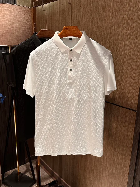Elegant Sharp Breathable Silk Men's Business Casual Shirt Short Sleeve T-Shirt Standard Fit Summer Lightweight Comfortable
Elegant Sharp Breathable Silk Men's Business Casual Shirt Short Sleeve T-Shirt Standard Fit Summer Lightweight Comfortable