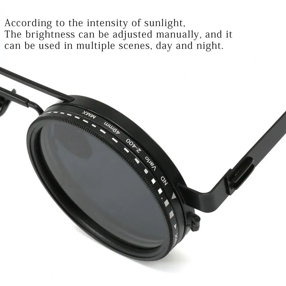 Fashion-forward Sunglasses with Nd Filters Polarized Round Sunglasses with Adjustable Tint Nd Filter Lenses for Men for Outdoor
Fashion-forward Sunglasses with Nd Filters Polarized Round Sunglasses with Adjustable Tint Nd Filter Lenses for Men for Outdoor