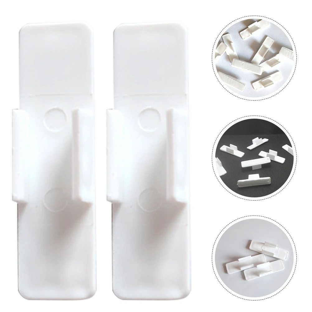 10pcs Clips Holder Self-Adhesive Plastic Sticky Clamps For Whiteboard School Office Multifunctional Pen Clips Whiteboard Pen
10pcs Clips Holder Self-Adhesive Plastic Sticky Clamps For Whiteboard School Office Multifunctional Pen Clips Whiteboard Pen