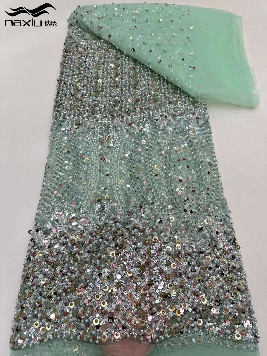 Madison 2023 Luxury French Tulle Lace Fabric With Sequins Beaded Embroidery African Nigerian Lace Fabric For Dress Sewing
Madison 2023 Luxury French Tulle Lace Fabric With Sequins Beaded Embroidery African Nigerian Lace Fabric For Dress Sewing