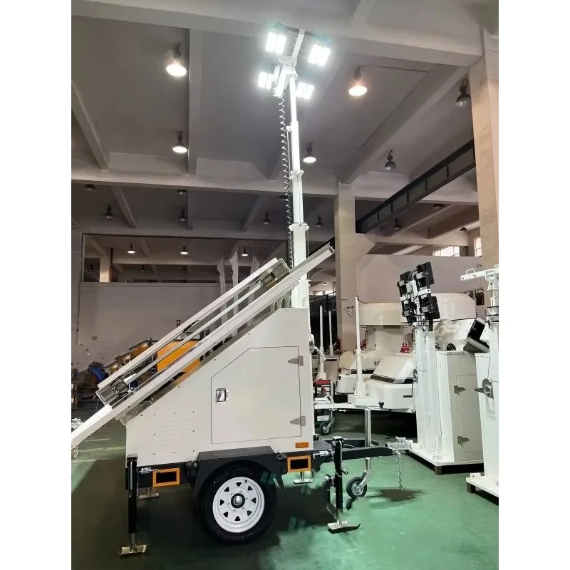 Customize High Mast Portable Solar LED Light Tower DC Power Emergency Lighting for Construction Mining Site
Customize High Mast Portable Solar LED Light Tower DC Power Emergency Lighting for Construction Mining Site