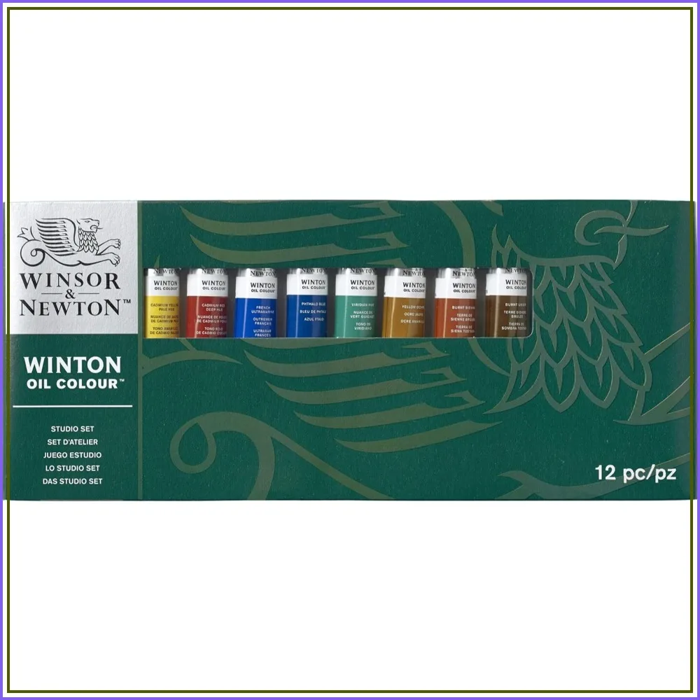 Professional Oil Color Paint Set, 12 Colors x 37ml Tubes, Blue, Red, White
Professional Oil Color Paint Set, 12 Colors x 37ml Tubes, Blue, Red, White