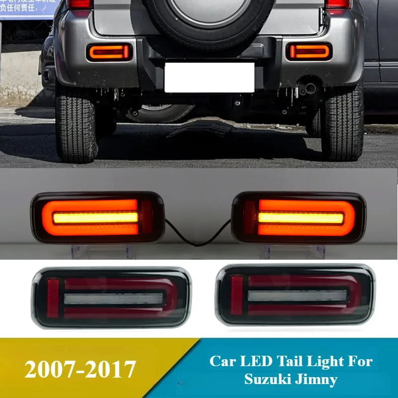 2pcs Tail Light Assembly Rear Bumper Taillights For Suzuki Jimny 2007-2017 Modified Rear Reversing Turn Signal Brake Lights
2pcs Tail Light Assembly Rear Bumper Taillights For Suzuki Jimny 2007-2017 Modified Rear Reversing Turn Signal Brake Lights