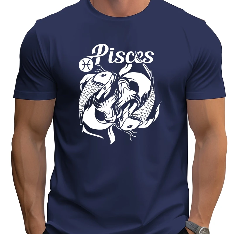 Men Casual Short Sleeve T Shirts Pisces Zodiac Sign T-shirt-horoscope Astrology Shirt
Men Casual Short Sleeve T Shirts Pisces Zodiac Sign T-shirt-horoscope Astrology Shirt