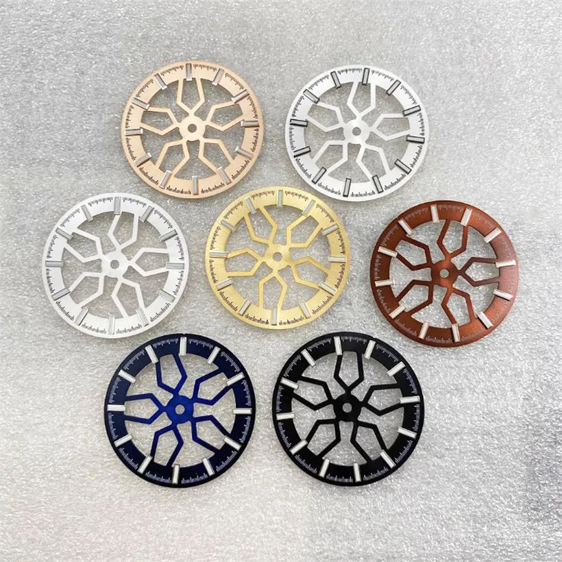 31.8mm Hollowed Out Watch Dial Green Luminous Dial Suitable For NH70 Movement White Black Green Gold Dial Watch Accessories
31.8mm Hollowed Out Watch Dial Green Luminous Dial Suitable For NH70 Movement White Black Green Gold Dial Watch Accessories
