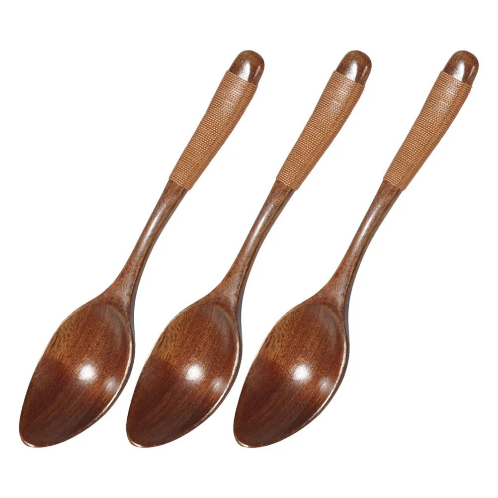 3 Pcs Wooden Soup Spoon Spoons Wide Mouth Long H Kitchen Gadgets Multipurpose Scoop Rice Soup Tool Easy Clean
3 Pcs Wooden Soup Spoon Spoons Wide Mouth Long H Kitchen Gadgets Multipurpose Scoop Rice Soup Tool Easy Clean
