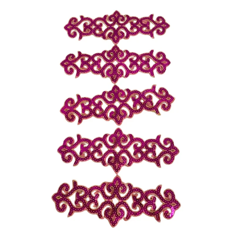 5PCS Hot melt adhesive ironing Hollowing out Sequin pattern embroidery DIY Sewable repair decorate collocation patches for cloth
5PCS Hot melt adhesive ironing Hollowing out Sequin pattern embroidery DIY Sewable repair decorate collocation patches for cloth