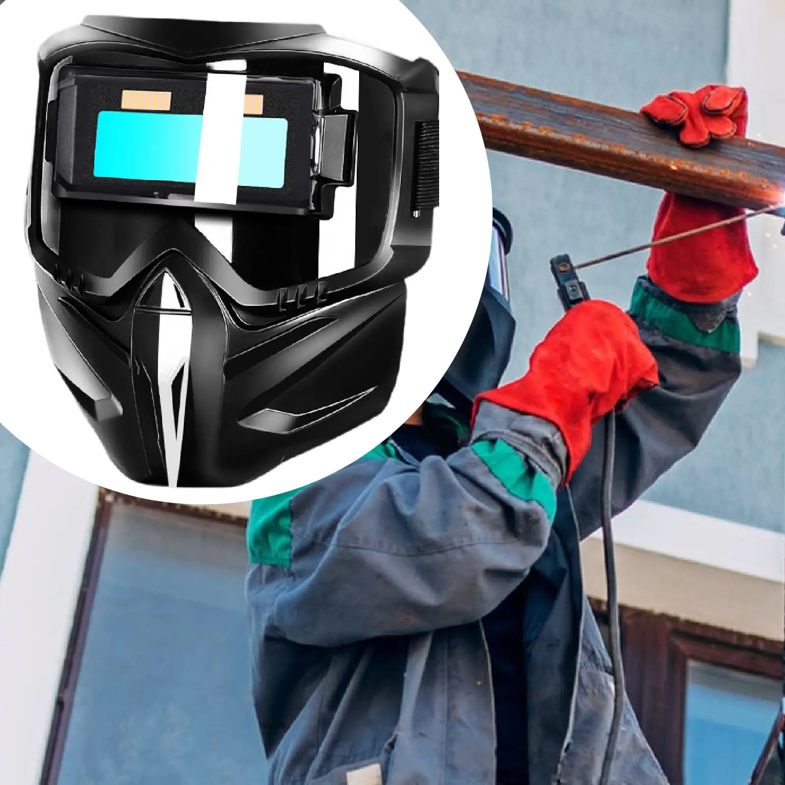Auto Darkening Welding Glasses Large View Work Safety Equipment Comfortable Face Shields for Spot Welding Grinding Cutting
Auto Darkening Welding Glasses Large View Work Safety Equipment Comfortable Face Shields for Spot Welding Grinding Cutting