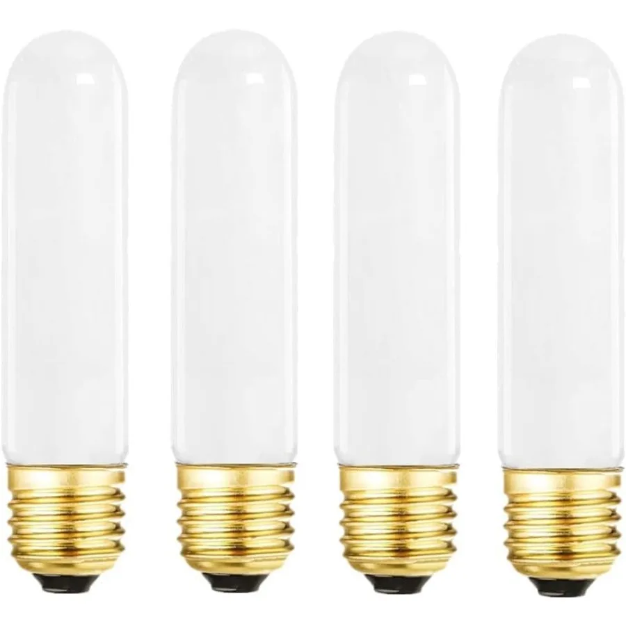25 Watt T10 Frost Tubular Incandescent Light Bulb, Showcase Lamp, 2700K Soft White, E26 Medium Base, 280 Lumens, 120V 4
25 Watt T10 Frost Tubular Incandescent Light Bulb, Showcase Lamp, 2700K Soft White, E26 Medium Base, 280 Lumens, 120V 4
