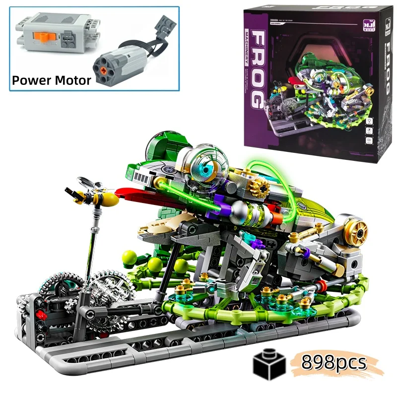 898 шт. новый механический набор для сборки лягушек, строительные блоки с насекомыми и животными, модель силового двигателя, подарок для детей, подарки на Рождество и день рождения
898 шт. новый механический набор для сборки лягушек, строительные блоки с насекомыми и животными, модель силового двигателя, подарок для детей, подарки на Рождество и день рождения