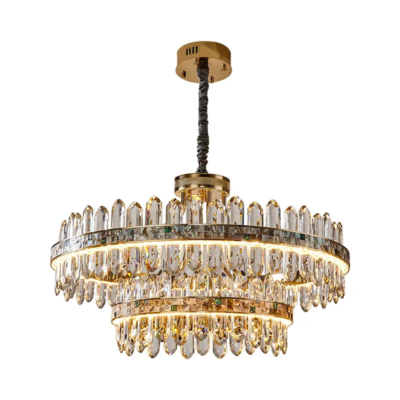 LED Golden Chrome Silver Crystal Hanging Lamps Chandelier Lighting Suspension Luminaire Lampen For Living Room
LED Golden Chrome Silver Crystal Hanging Lamps Chandelier Lighting Suspension Luminaire Lampen For Living Room