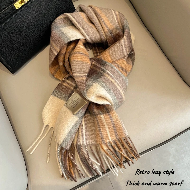 Высококачественный клетчатый шарф для пар, зимний двусторонний толстый теплый шарф, рождественский подарок, логистика, стиль Су
Высококачественный клетчатый шарф для пар, зимний двусторонний толстый теплый шарф, рождественский подарок, логистика, стиль Су