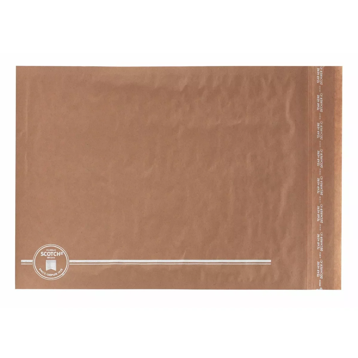 Scotch 12.5"x17.5" Curbside Recyclable Mailer Size 6: Self-Adhesive Padded Envelopes, 100% Recycled Paper, Tan
Scotch 12.5"x17.5" Curbside Recyclable Mailer Size 6: Self-Adhesive Padded Envelopes, 100% Recycled Paper, Tan