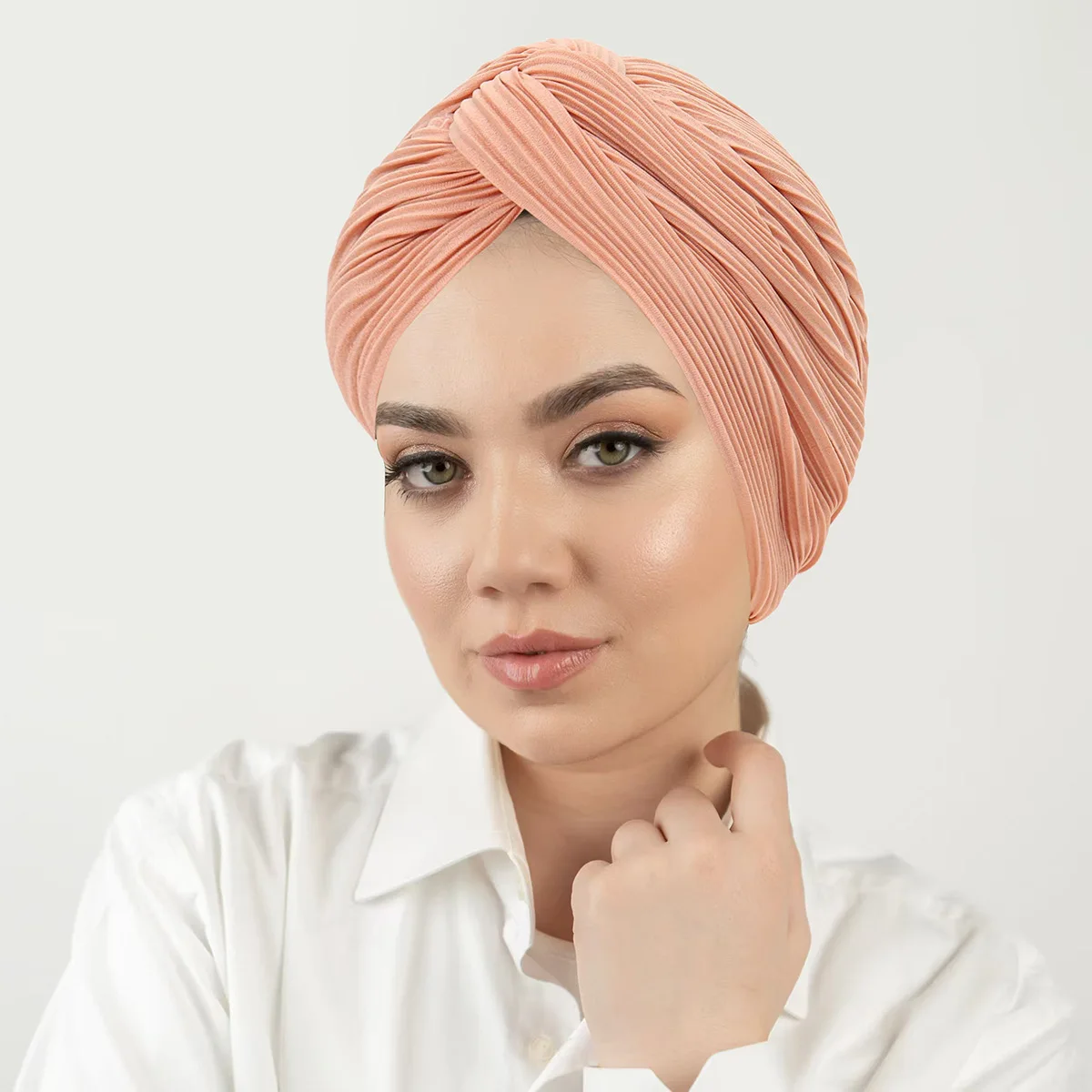 New Stretch Bonnet Women Cancer Chemo Cap Muslim Inner Hijab Hat Twist Knotted Beanies Pleated Headscarf Hair Loss Head Wraps
New Stretch Bonnet Women Cancer Chemo Cap Muslim Inner Hijab Hat Twist Knotted Beanies Pleated Headscarf Hair Loss Head Wraps