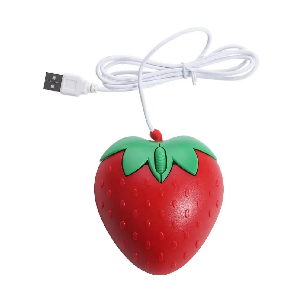 Gifts For Laptop PC Cartoon Strawberry Computer Peripherals 800DPI Computer Mice 3D Strawberry Mause USB Optical Wired Mouse
Gifts For Laptop PC Cartoon Strawberry Computer Peripherals 800DPI Computer Mice 3D Strawberry Mause USB Optical Wired Mouse
