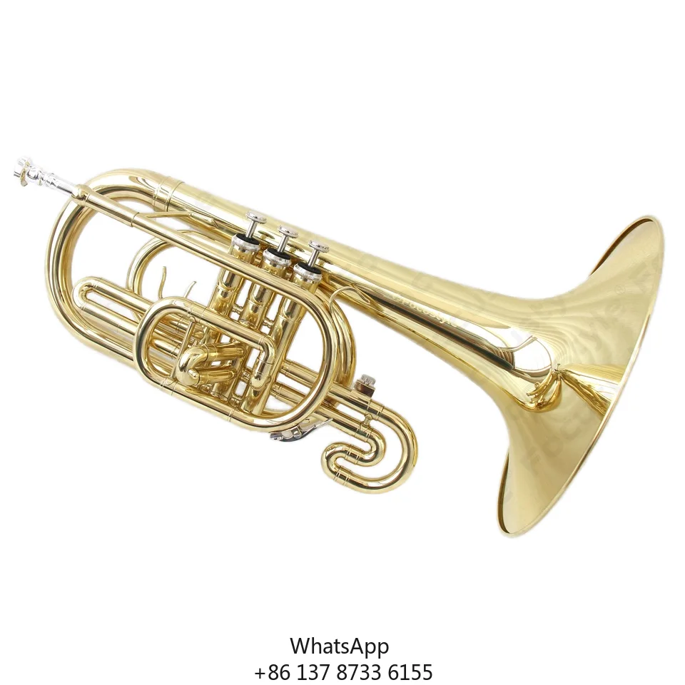 Marching Band Mellophone Hard Case F Flat Yellow Brass Body Stainless Steel Piston Performers' Marching Instrument Mellophone
Marching Band Mellophone Hard Case F Flat Yellow Brass Body Stainless Steel Piston Performers' Marching Instrument Mellophone