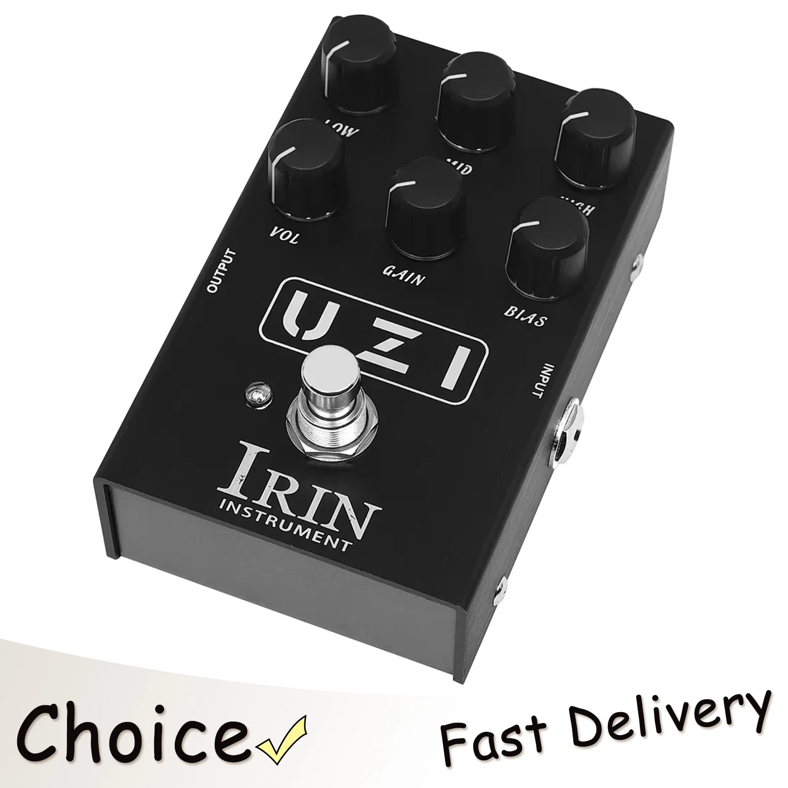 Педаль эффектов для гитары IRIN AN-35 UZI, педаль дисторшн, британский/американский эффект дисторшн, педаль для электрогитары, аксессуары для гитары
Педаль эффектов для гитары IRIN AN-35 UZI, педаль дисторшн, британский/американский эффект дисторшн, педаль для электрогитары, аксессуары для гитары
