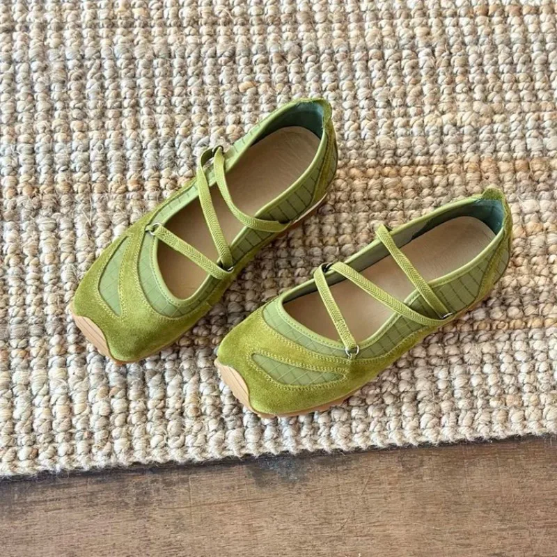 Spring and Autumn 2026 New Women Square Toe Closed Toe Comfortable Elegant Fashionable Elastic Band Flat Shallow Mouth Shoes
Spring and Autumn 2026 New Women Square Toe Closed Toe Comfortable Elegant Fashionable Elastic Band Flat Shallow Mouth Shoes